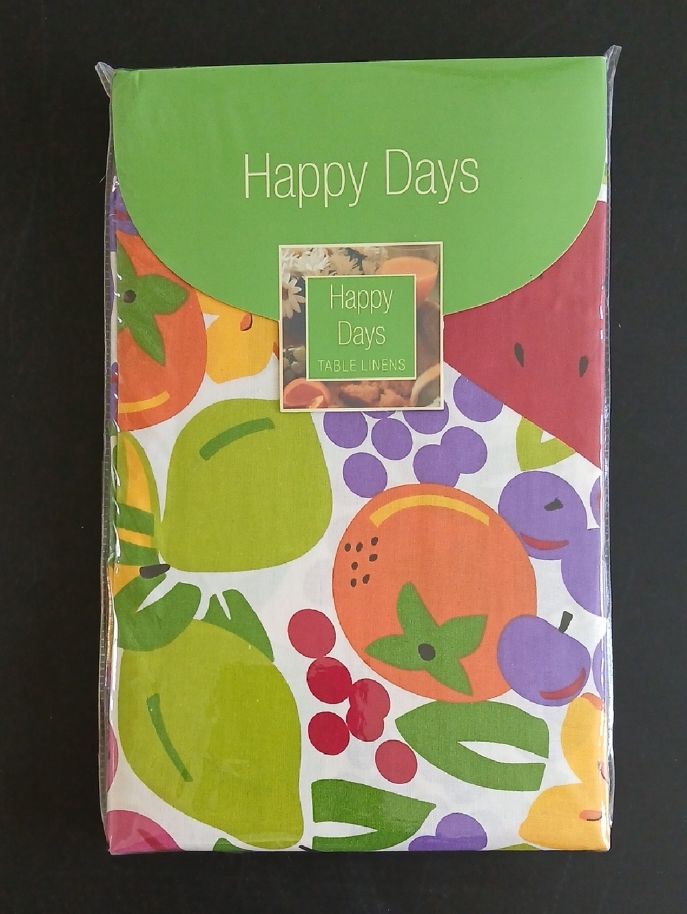 Happy Days AMBROSIA 100% Cotton Tablecloth 60x84" Kohls NWT Fruit Colorful
